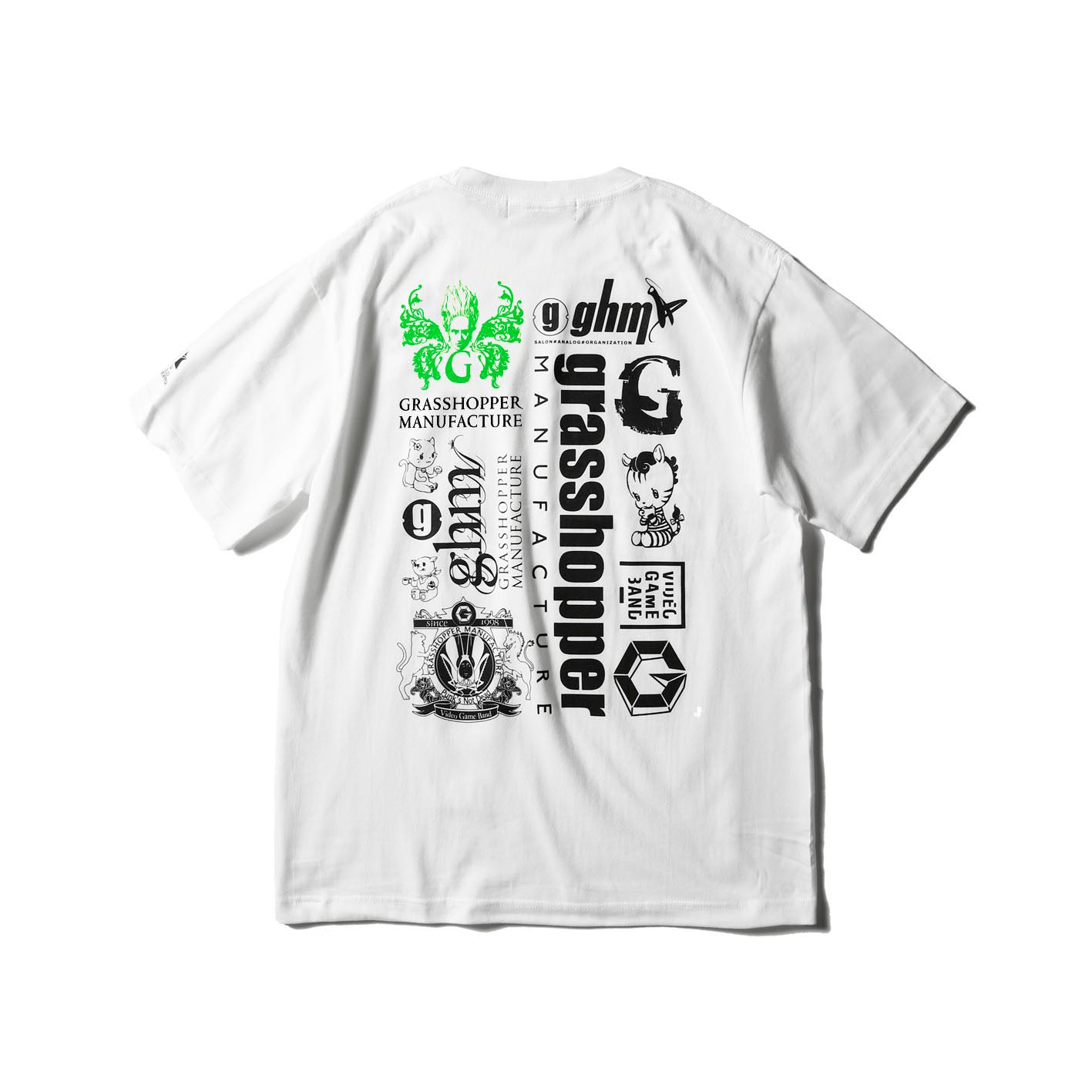 GhM LOGO HISTORY-2 TEE / WHITE