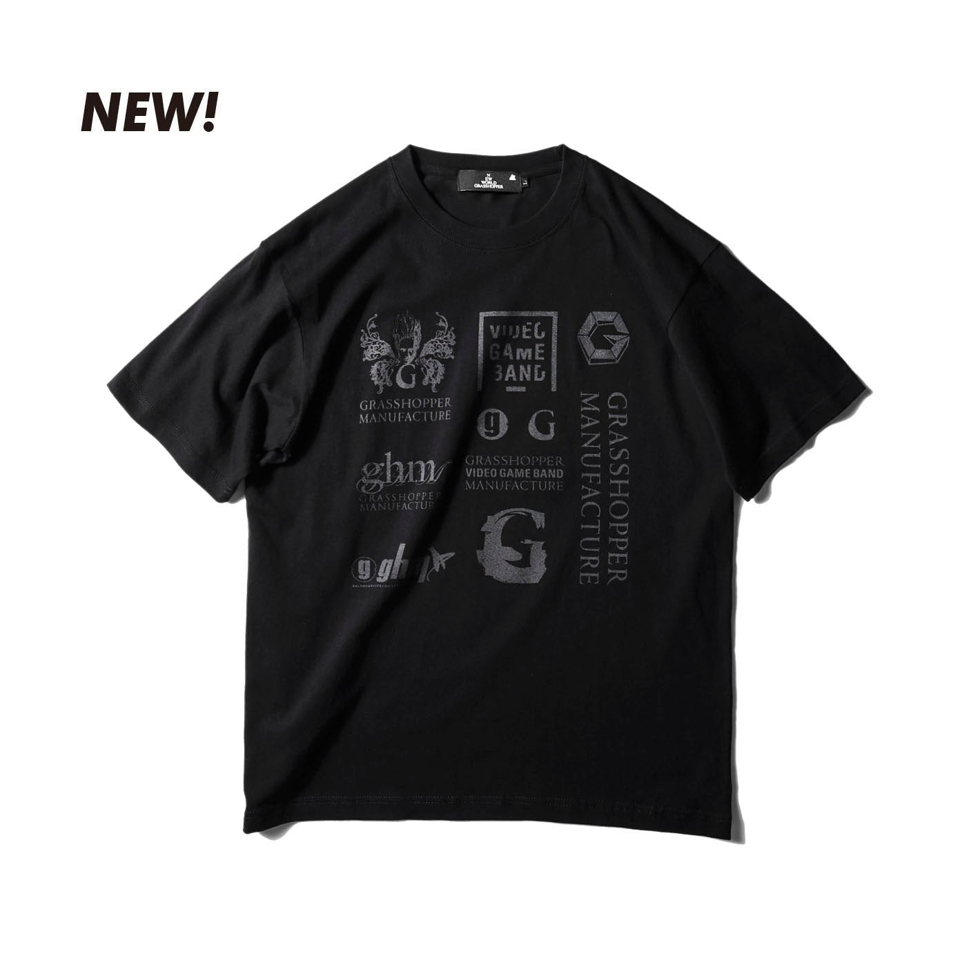GhM LOGO HISTORY-3 TEE / BLACK