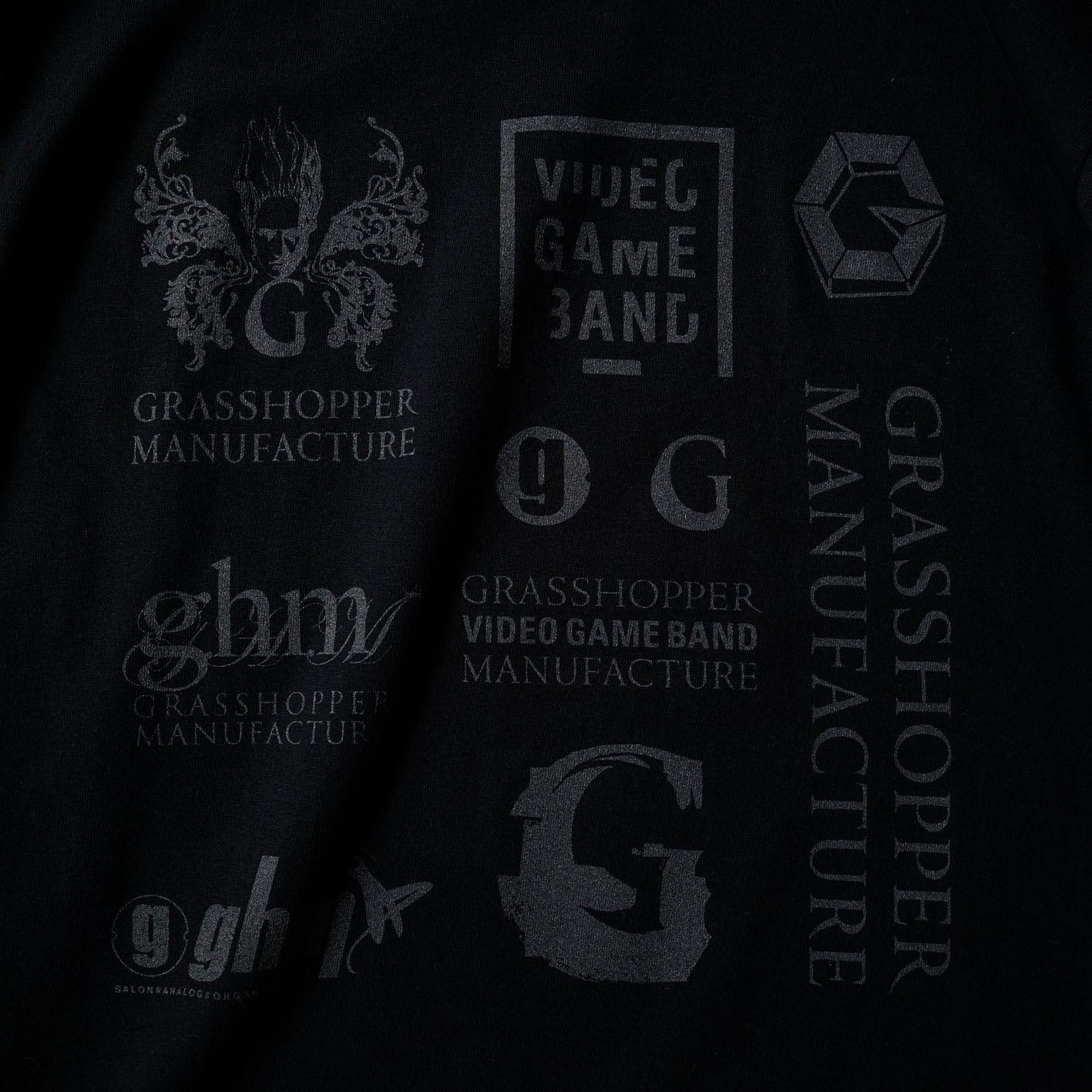 GhM LOGO HISTORY-3 TEE / BLACK