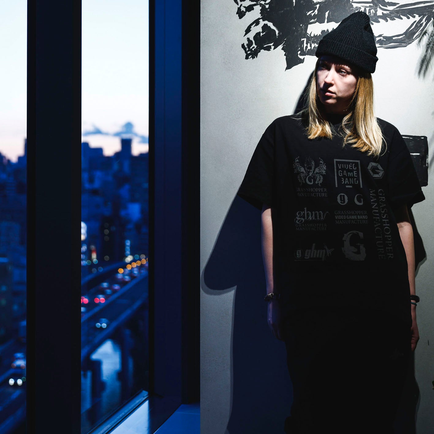 GhM LOGO HISTORY-3 TEE / BLACK