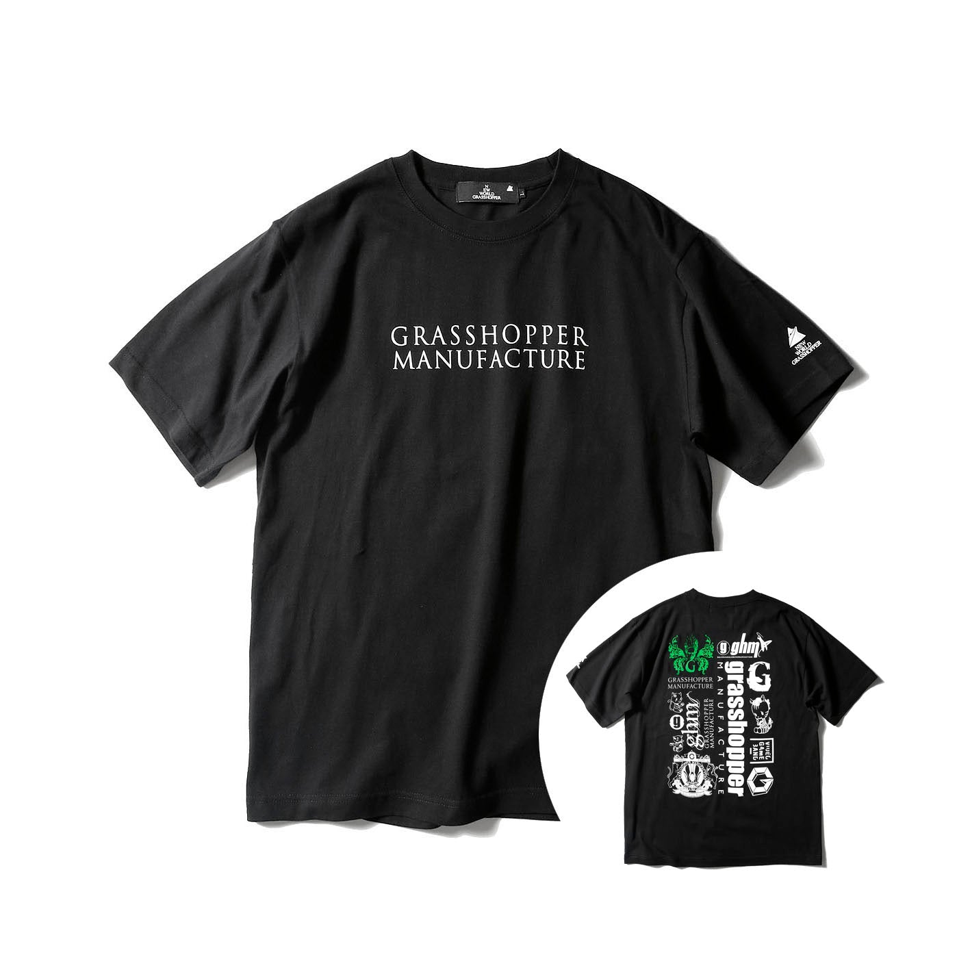 GhM LOGO HISTORY-2 TEE / BLACK