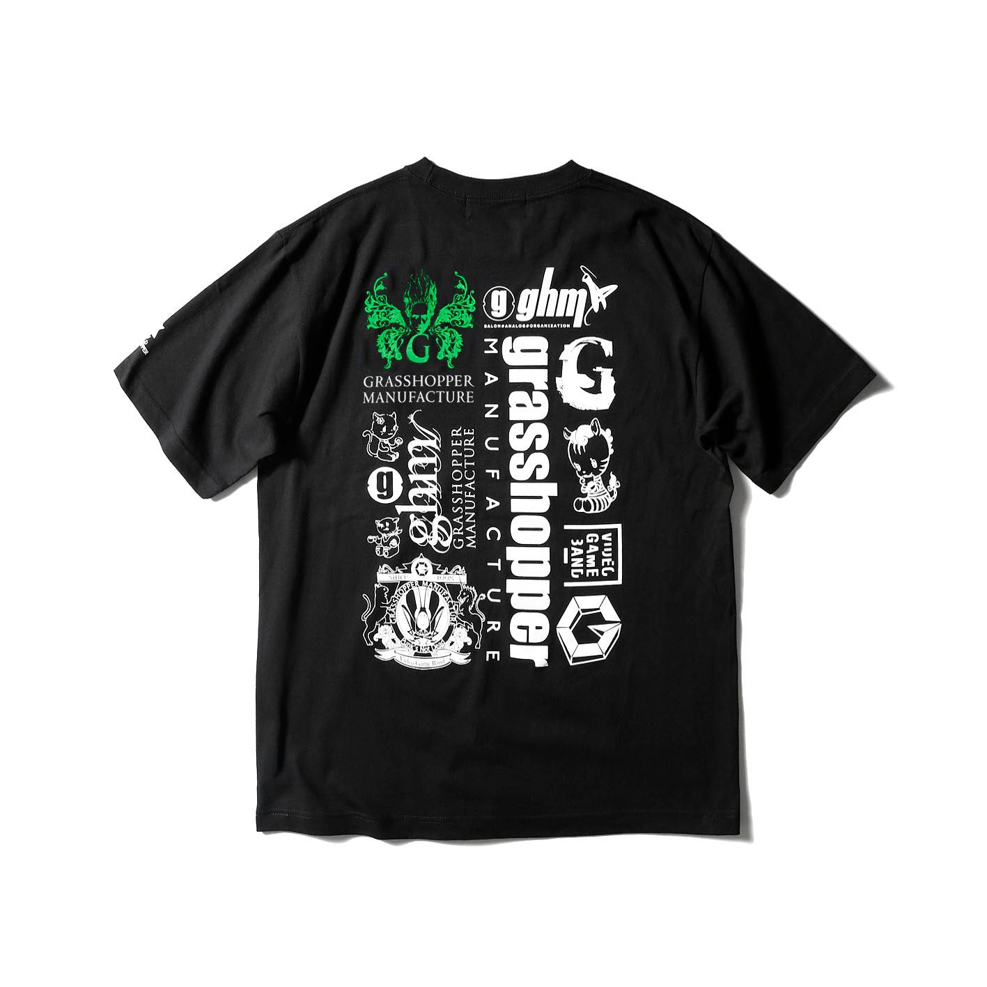 GhM LOGO HISTORY-2 TEE / BLACK