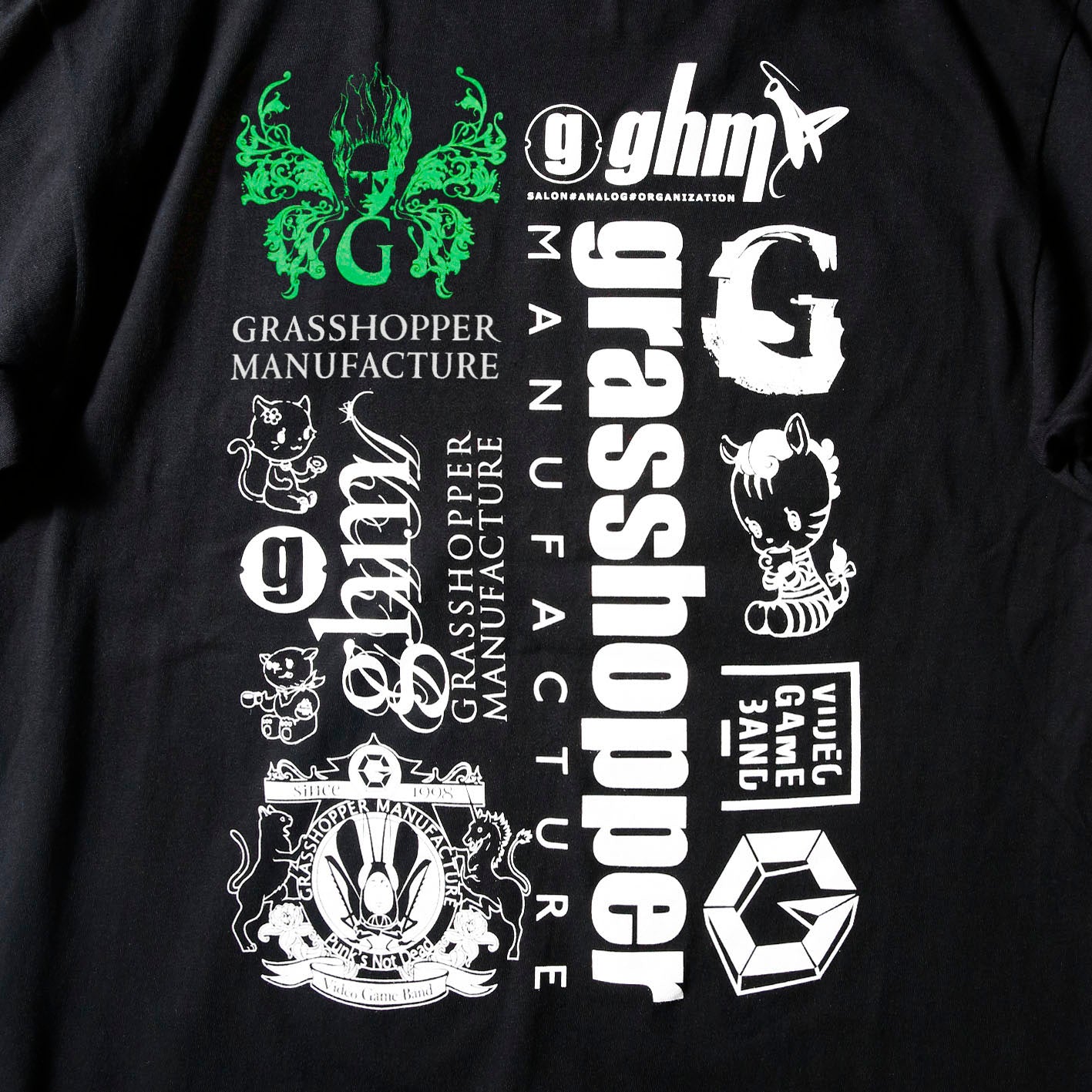 GhM LOGO HISTORY-2 TEE / BLACK