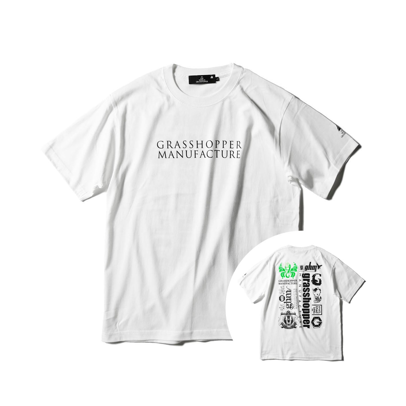 GhM LOGO HISTORY-2 TEE / WHITE