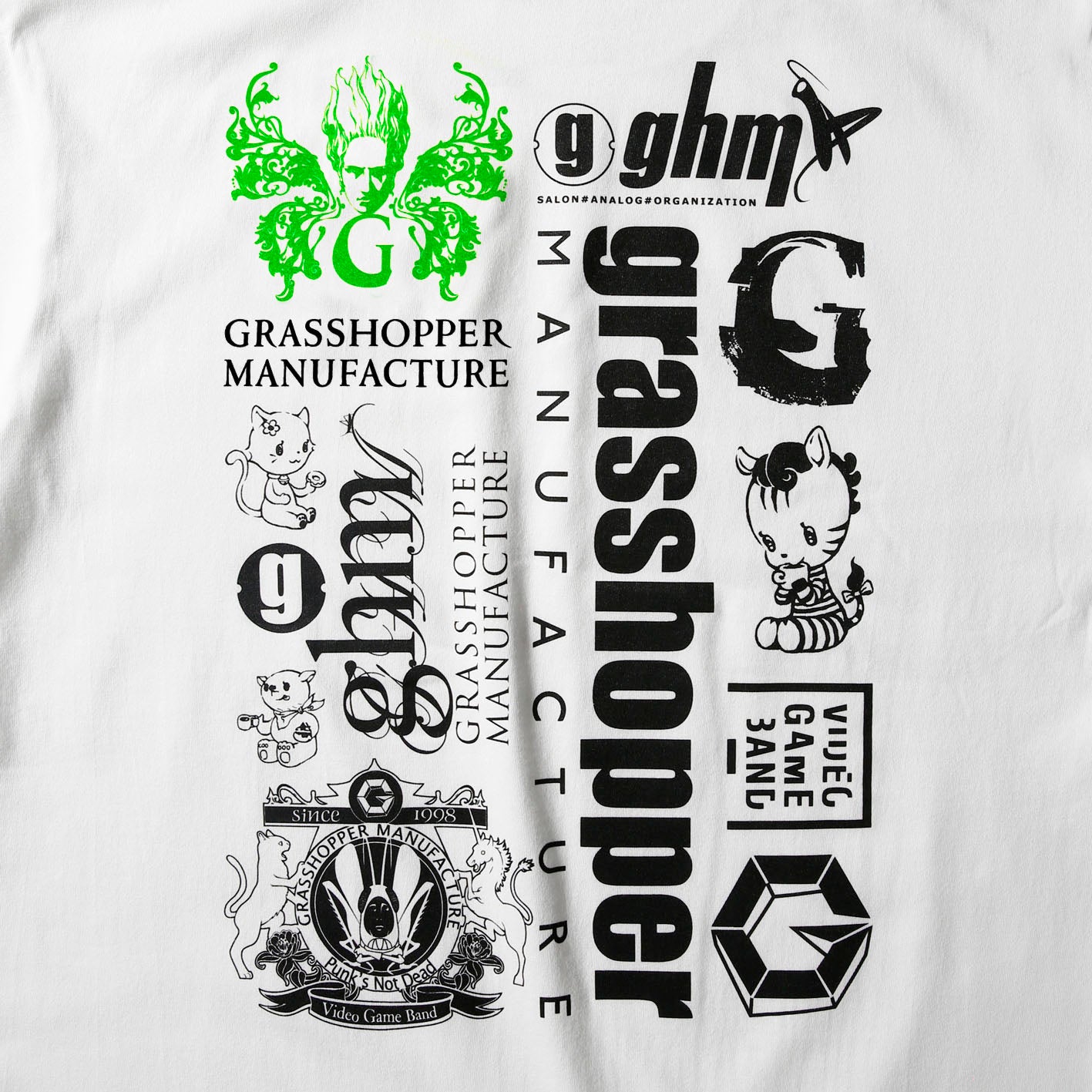 GhM LOGO HISTORY-2 TEE / WHITE