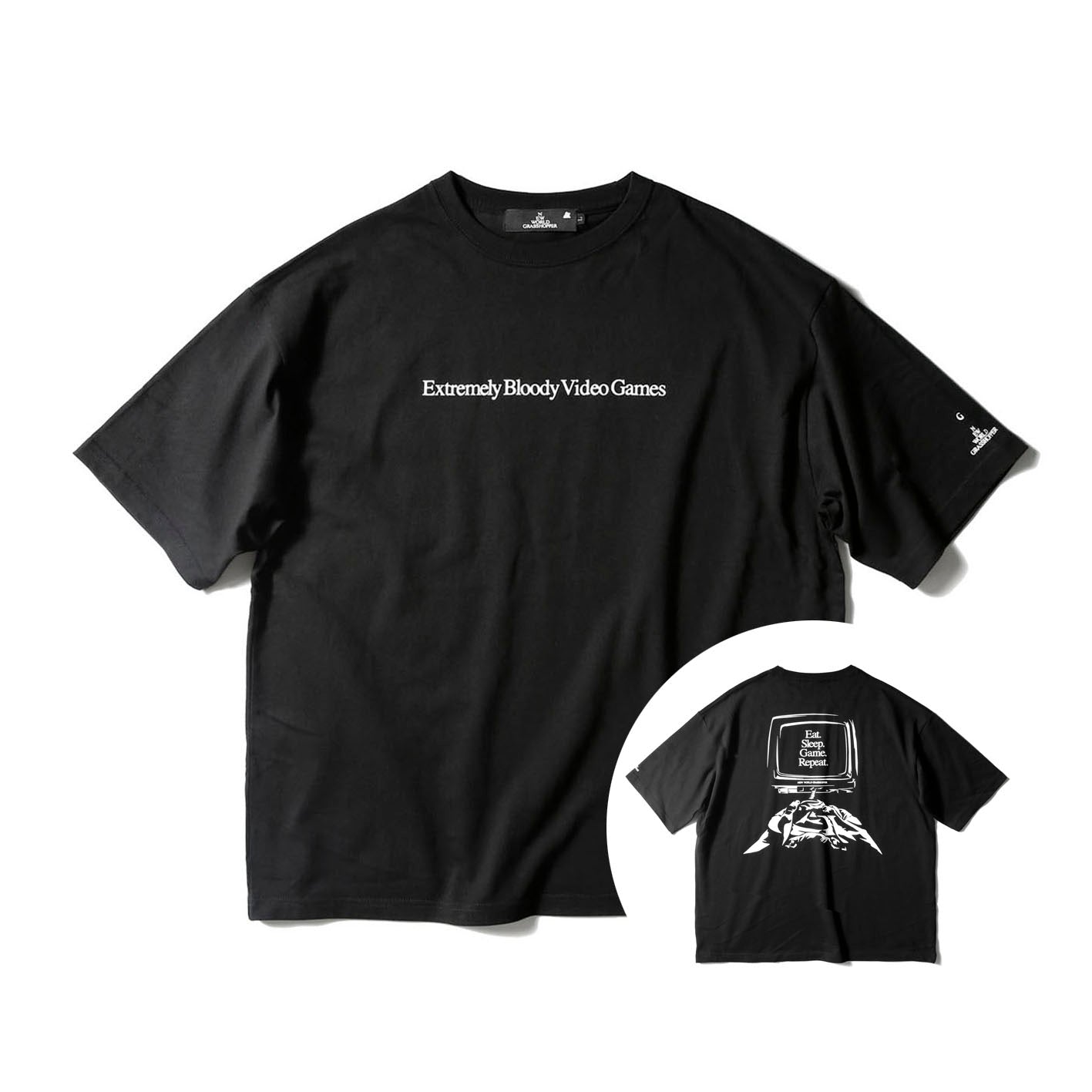 NWG EXTREMELY LOGO TEE / BLACK