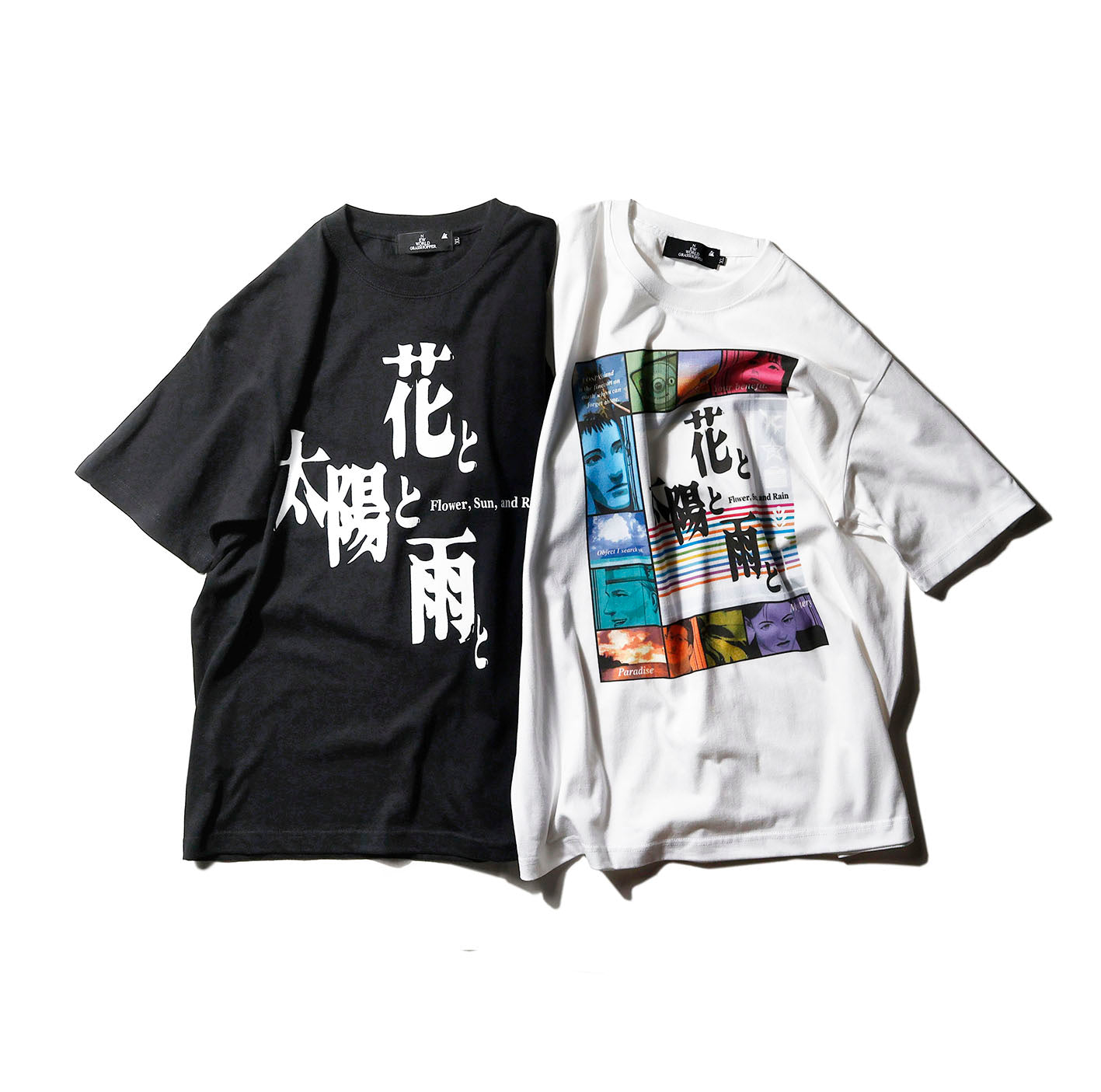 Flower, Sun, and Rain KANJI TEE