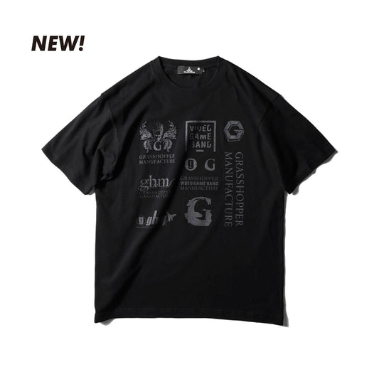 GhM LOGO HISTORY-3 TEE / BLACK