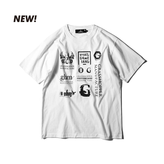 GhM LOGO HISTORY-3 TEE / WHITE
